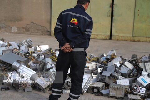 گزارش تصویری | امحای ماینرهای غیرمجاز در مشهد