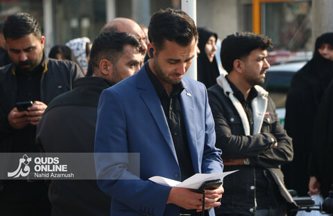 گزارش تصویری | مراسم تشییع پیکر مطهر شهید «مهدی ظریف»، مدافع امنیت در مشهد