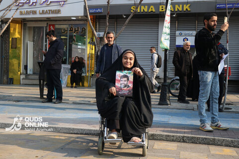 گزارش تصویری | مراسم تشییع پیکر مطهر شهید «مهدی ظریف»، مدافع امنیت در مشهد