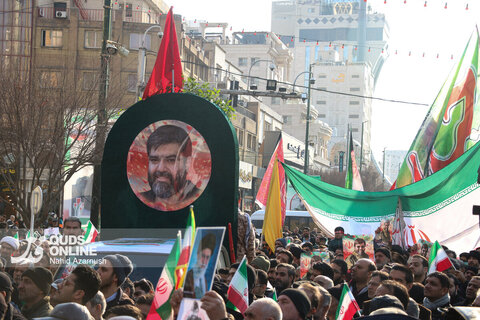 گزارش تصویری | مراسم تشییع پیکر مطهر شهید «مهدی ظریف»، مدافع امنیت در مشهد