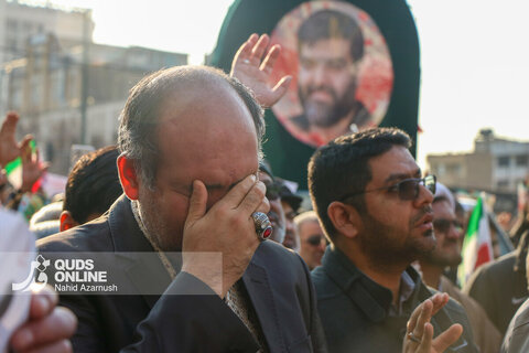 گزارش تصویری | مراسم تشییع پیکر مطهر شهید «مهدی ظریف»، مدافع امنیت در مشهد