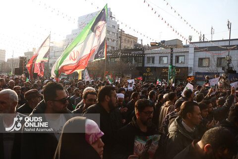 گزارش تصویری | مراسم تشییع پیکر مطهر شهید «مهدی ظریف»، مدافع امنیت در مشهد