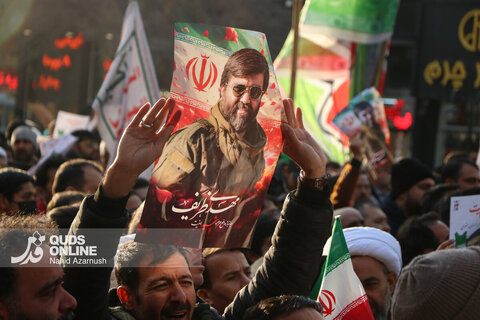 گزارش تصویری | مراسم تشییع پیکر مطهر شهید «مهدی ظریف»، مدافع امنیت در مشهد