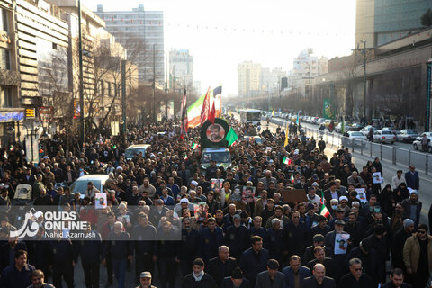 گزارش تصویری | مراسم تشییع پیکر مطهر شهید «مهدی ظریف»، مدافع امنیت در مشهد