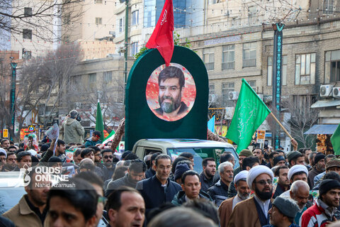 گزارش تصویری | مراسم تشییع پیکر مطهر شهید «مهدی ظریف»، مدافع امنیت در مشهد