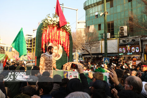 گزارش تصویری | مراسم تشییع پیکر مطهر شهید «مهدی ظریف»، مدافع امنیت در مشهد