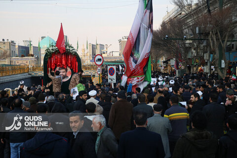 گزارش تصویری | مراسم تشییع پیکر مطهر شهید «مهدی ظریف»، مدافع امنیت در مشهد