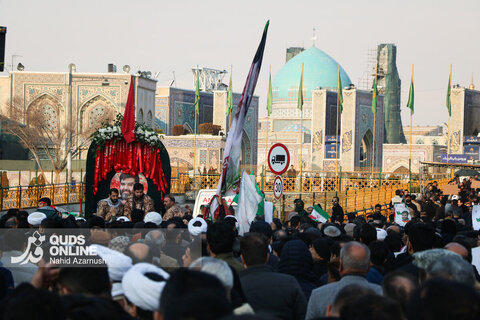 گزارش تصویری | مراسم تشییع پیکر مطهر شهید «مهدی ظریف»، مدافع امنیت در مشهد