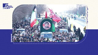 فیلم | مراسم تشییع پیکر مطهر شهید «مهدی ظریف»، مدافع امنیت در مشهد