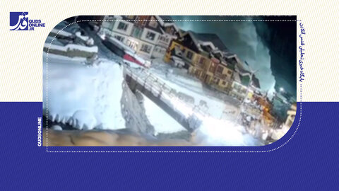 لحظه وحشتناک سقوط بهمن در کشمیر هند