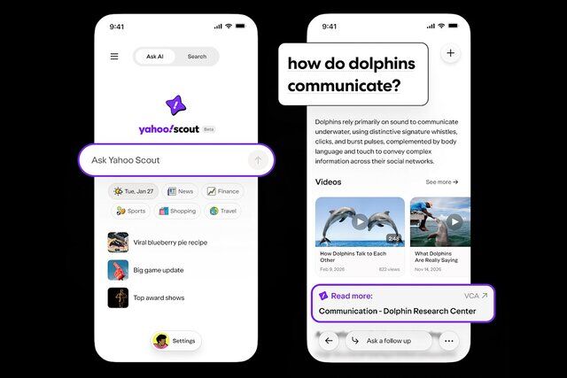 موتور جست و جوی جدید «یاهو» میزبان هوش مصنوعی مولد شد