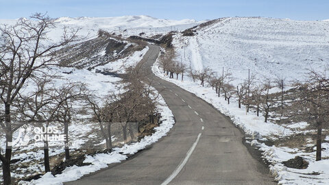 مناظر برفی ییلاقات مشهد
