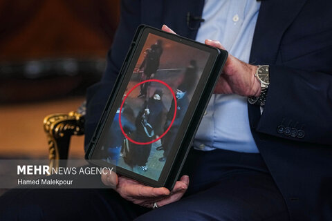 تصاویری از گفتگوی شبکه خبری CNN با رئیس مجلس شورای اسلامی