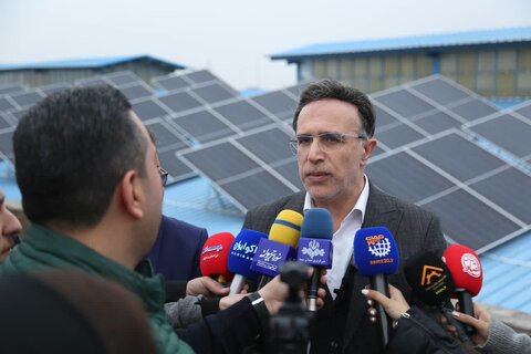 بهره‌برداری از ۲.۶ مگاوات انرژی تجدیدپذیر خورشیدی در یک واحد تولیدی