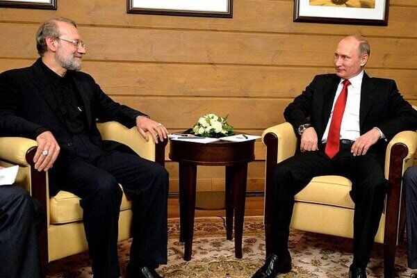 دیدار پوتین و لاریجانی در کرملین