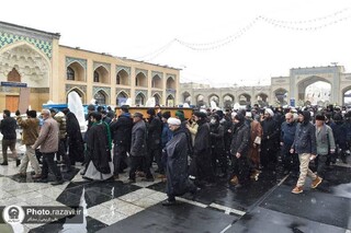 وداع در آغوش امام؛ آخرین طواف در حرم مطهر رضوی