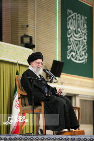 دیدار اقشار مردم با رهبر انقلاب به مناسبت چهل‌وهفتمین سالگرد پیروزی انقلاب اسلامی