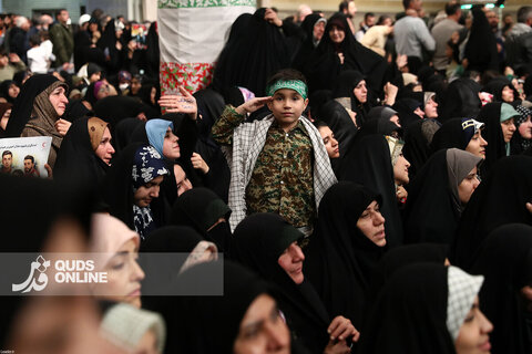 دیدار اقشار مردم با رهبر انقلاب به مناسبت چهل‌وهفتمین سالگرد پیروزی انقلاب اسلامی