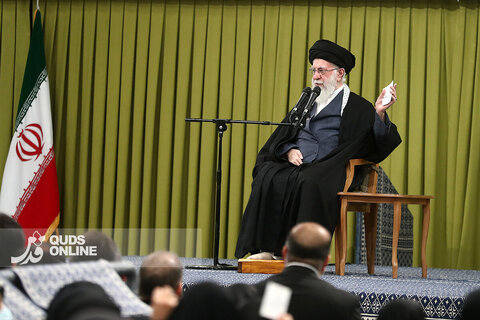 دیدار اقشار مردم با رهبر انقلاب به مناسبت چهل‌وهفتمین سالگرد پیروزی انقلاب اسلامی