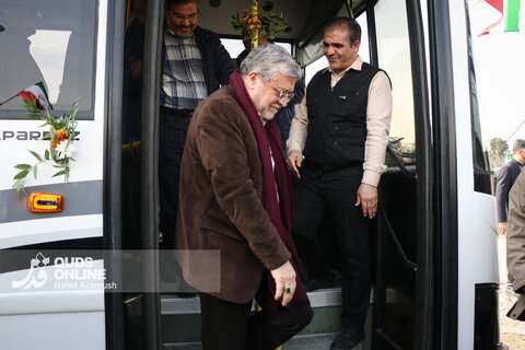 گزارش تصویری | آیین رونمایی از ۲۵ دستگاه اتوبوس جدید در مشهد