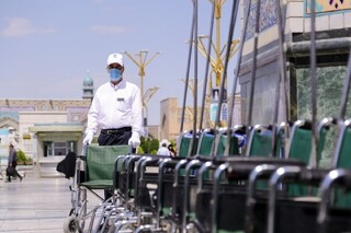 پوشش خدمات صندلی چرخ‌دار برای بیش از ۸۳۵ هزار زائر در حرم مطهر امام رضا (ع)