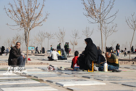 آیین چراغ برات در بهشت رضا (ع) - مشهد