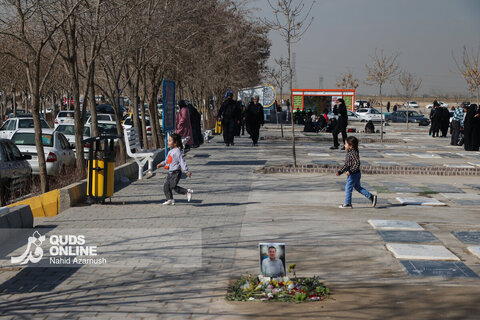 گزارش تصویری | آیین چراغ برات در بهشت رضا (ع) - مشهد