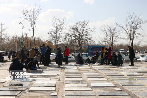 گزارش تصویری | آیین چراغ برات در بهشت رضا (ع) - مشهد