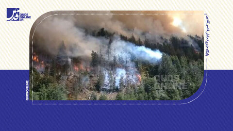 آتش‌سوزی گسترده در آرژانتین