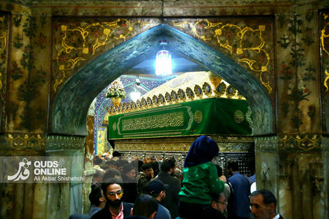 حال و هوای حرم مطهر حضرت معصومه (س) در آستانه نیمه شعبان