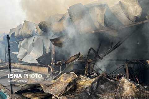آتش‌سوزی بازار بزرگ جنت‌ - تهران