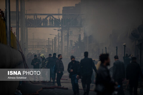 آتش‌سوزی بازار بزرگ جنت‌ - تهران