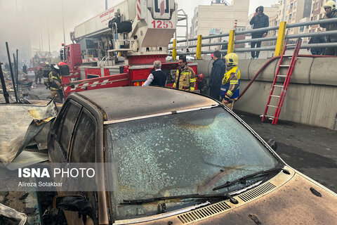 آتش‌سوزی بازار بزرگ جنت‌ - تهران