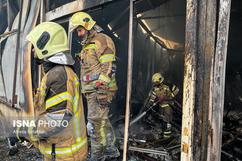 آتش‌سوزی بازار بزرگ جنت‌ - تهران