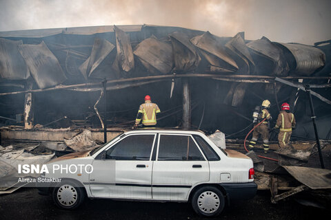 آتش‌سوزی بازار بزرگ جنت‌ - تهران