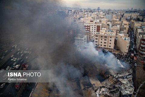 آتش‌سوزی بازار بزرگ جنت‌ - تهران