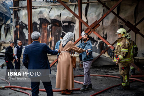 آتش‌سوزی بازار بزرگ جنت‌ - تهران