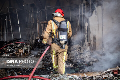 آتش‌سوزی بازار بزرگ جنت‌ - تهران