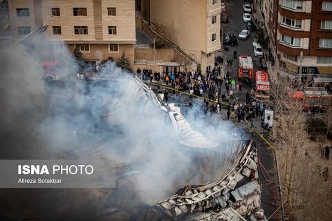 آتش‌سوزی بازار بزرگ جنت‌ - تهران