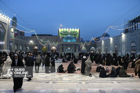 گزارش تصویری | حرم مطهر رضوی در شب نیمه شعبان