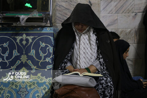 گزارش تصویری | حرم مطهر رضوی در شب نیمه شعبان