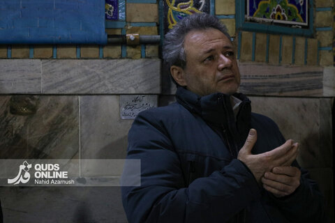 گزارش تصویری | حرم مطهر رضوی در شب نیمه شعبان