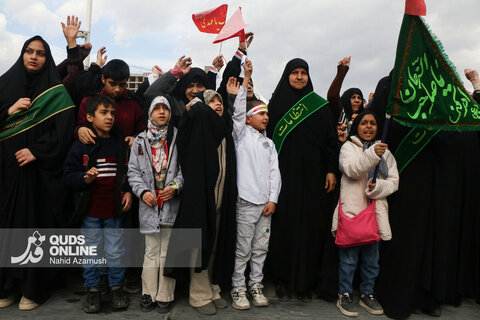 گزارش تصویری | اجتماع بزرگ منتظران ظهور در مشهد
