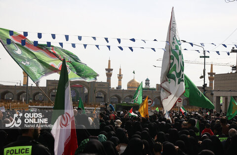 گزارش تصویری | اجتماع بزرگ منتظران ظهور در مشهد