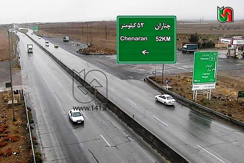 باران و برف جاده های خراسان رضوی را فرا گرفت