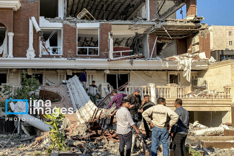 جانفجار یک ساختمان در بندرعباس