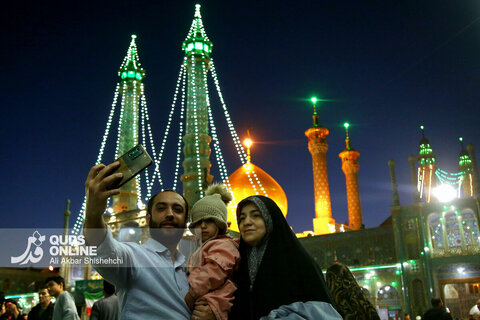 حال و هوای حرم مطهر حضرت معصومه (س) در آستانه نیمه شعبان