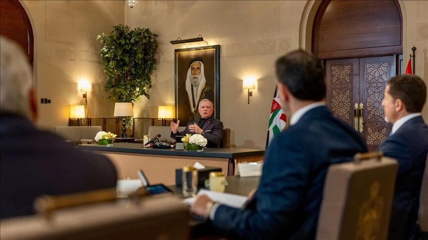 تأکید شاه اردن بر حمایت از دیپلماسی و گفت‌وگو درباره ایران