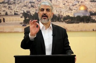 هدف اسرائیل از خلع سلاح فلسطینی‌ها از زبان خالد مشعل