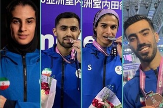 پایان کار دوومیدانی کاران ایران با یک مدال نقره و ۳ برنز